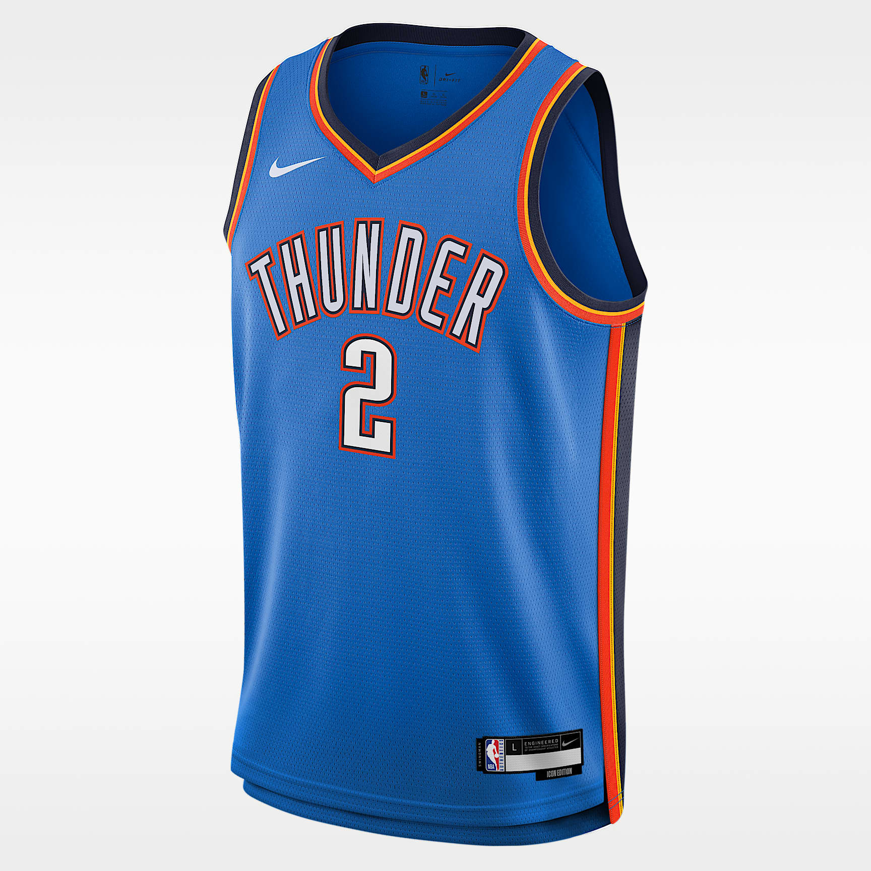 ウェア Nike NBA Thunder Gilgeous-Alexander 2 Shai Gilgeous-Alexander Oklahoma City Thunder 2024/25 Icon Edition